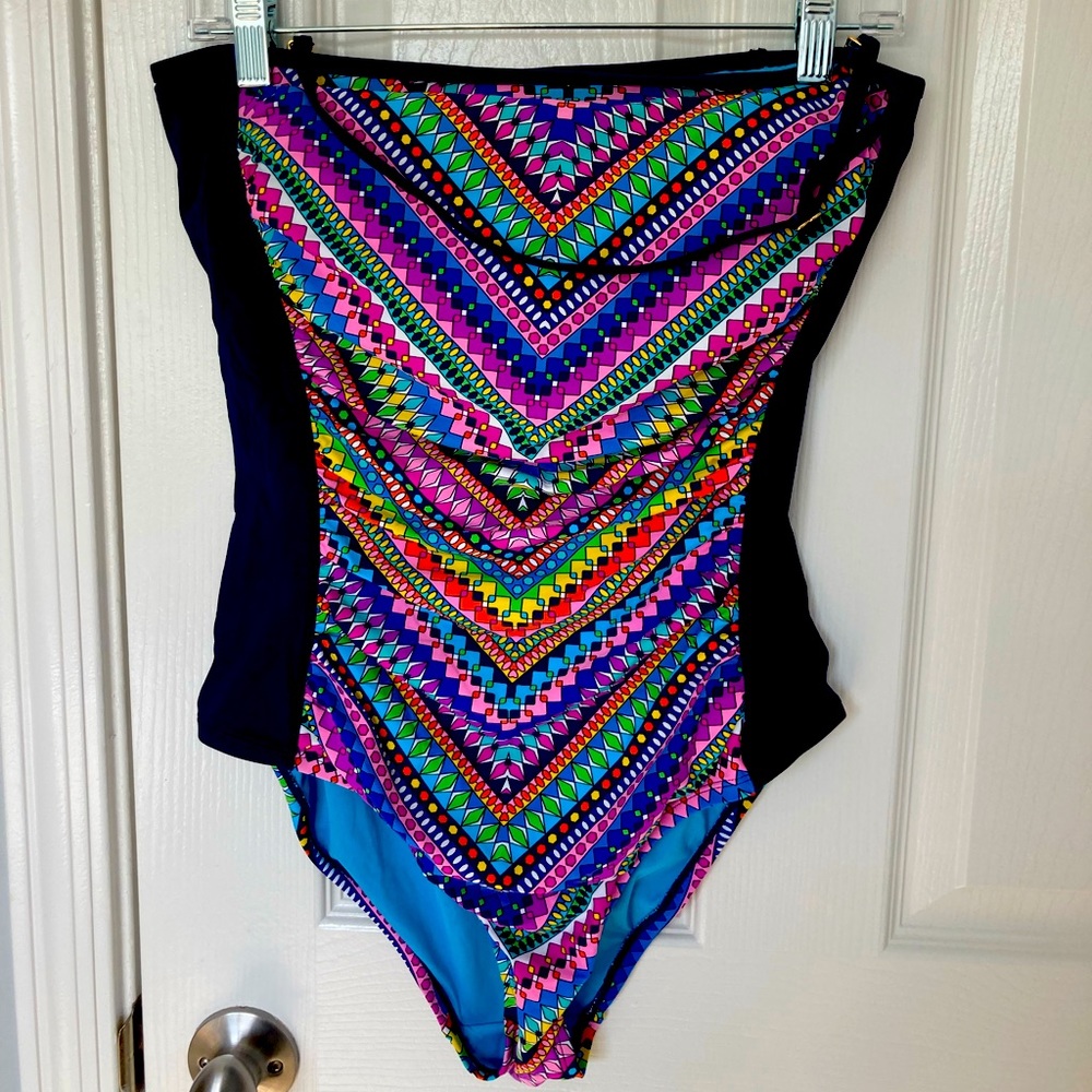 Anne Cole bandeau bathing suit Size 12